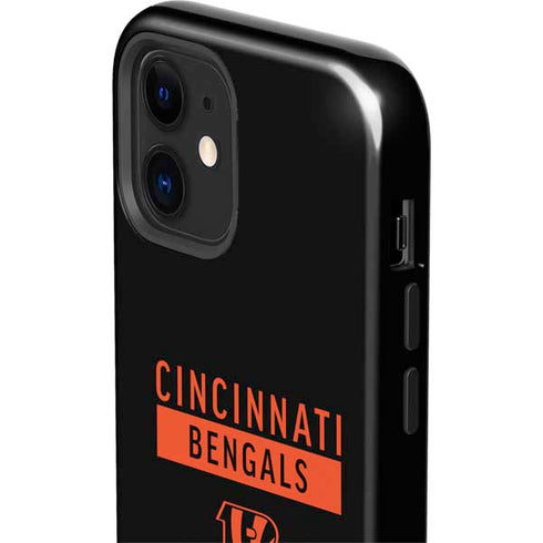 NFL Cincinnati Bengals Black Performance Series iPhone 12 Impact Case