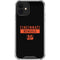 NFL Cincinnati Bengals Black Performance Series iPhone 12 Mini Clear Case