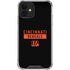 NFL Cincinnati Bengals Black Performance Series iPhone 12 Mini Clear Case