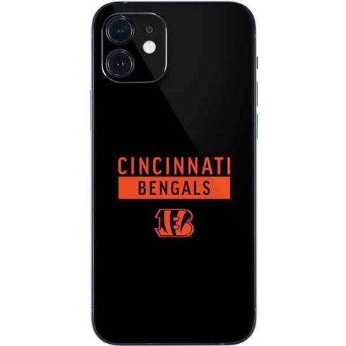 NFL Cincinnati Bengals Black Performance Series iPhone 12 Mini Skin