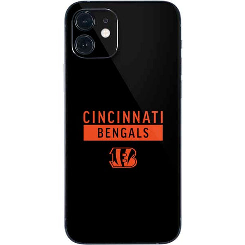 NFL Cincinnati Bengals Black Performance Series iPhone 12 Skin