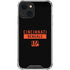 NFL Cincinnati Bengals Black Performance Series iPhone 13 Clear Case