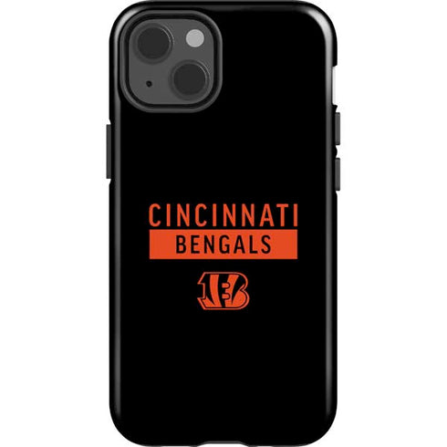 NFL Cincinnati Bengals Black Performance Series iPhone 13 Impact Case