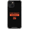 NFL Cincinnati Bengals Black Performance Series iPhone 13 Mini Clear Case