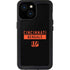 NFL Cincinnati Bengals Black Performance Series iPhone 13 Mini Waterproof Case