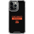 NFL Cincinnati Bengals Black Performance Series iPhone 13 Pro Clear Case