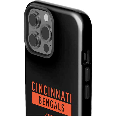 NFL Cincinnati Bengals Black Performance Series iPhone 13 Pro Max Impact Case