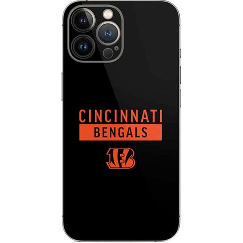 NFL Cincinnati Bengals Black Performance Series iPhone 13 Pro Max Skin