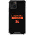 NFL Cincinnati Bengals Black Performance Series iPhone 15 Plus Clear Case