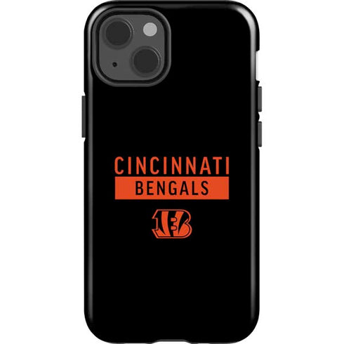 NFL Cincinnati Bengals Black Performance Series iPhone 15 Impact Case