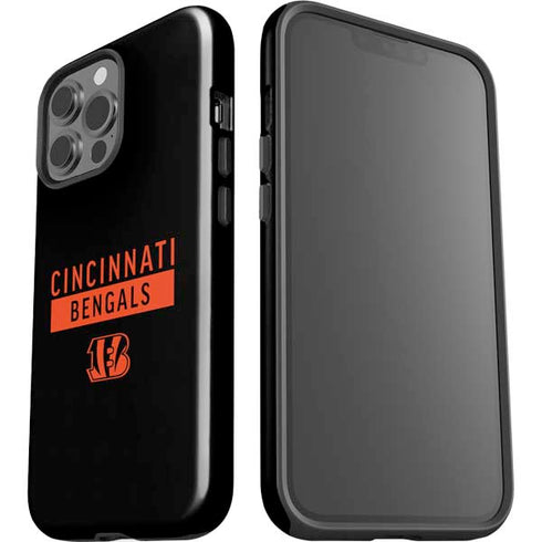 NFL Cincinnati Bengals Black Performance Series iPhone 15 Pro Max Impact Case