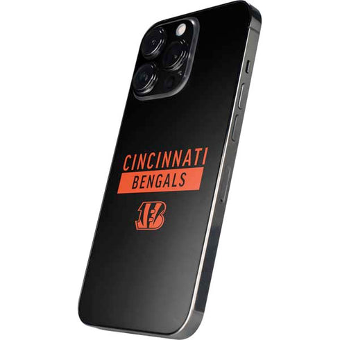NFL Cincinnati Bengals Black Performance Series iPhone 14 Pro Max Skin