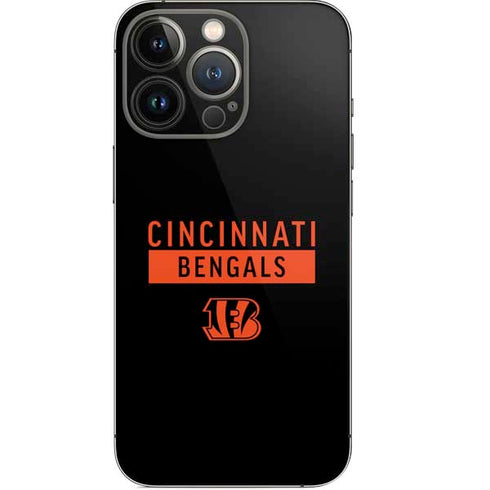 NFL Cincinnati Bengals Black Performance Series iPhone 15 Pro Skin