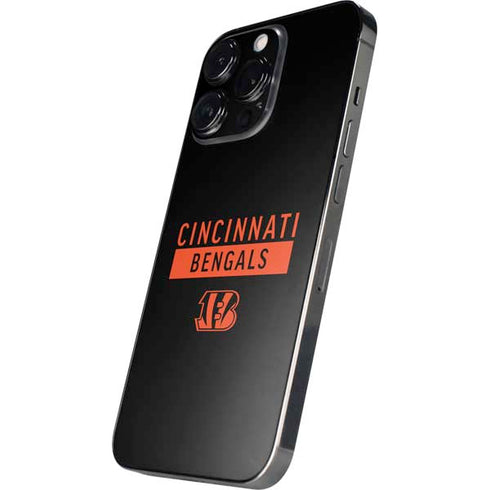 NFL Cincinnati Bengals Black Performance Series iPhone 15 Pro Skin