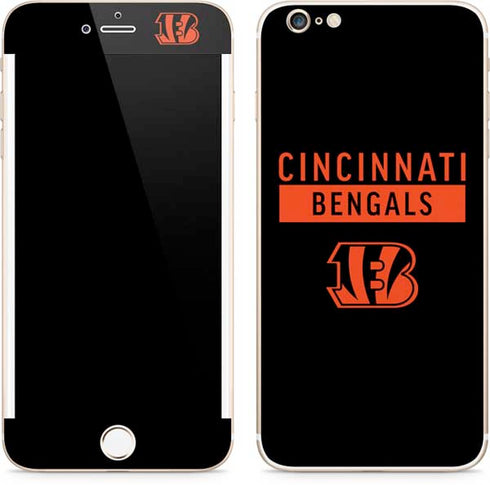 NFL Cincinnati Bengals Black Performance Series iPhone 6/6s Plus Skin