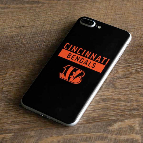 NFL Cincinnati Bengals Black Performance Series iPhone 7 Plus Skin