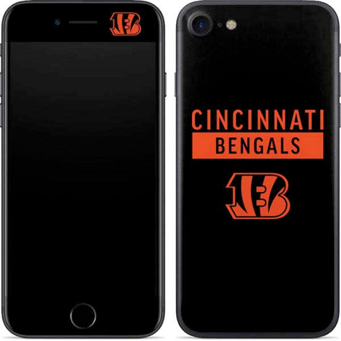 NFL Cincinnati Bengals Black Performance Series iPhone 7 Skin