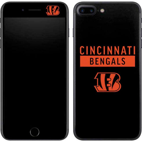 NFL Cincinnati Bengals Black Performance Series iPhone 8 Plus Skin
