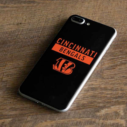 NFL Cincinnati Bengals Black Performance Series iPhone 8 Plus Skin