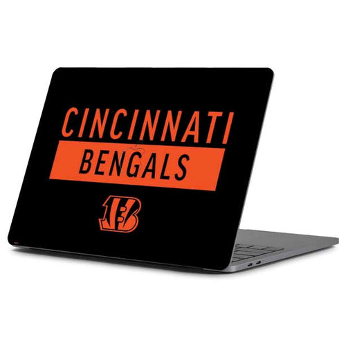 NFL Cincinnati Bengals Black Performance Series Apple MacBook Pro 13-inch Skin