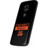 NFL Cincinnati Bengals Black Performance Series Moto E5 Play Skin