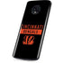 NFL Cincinnati Bengals Black Performance Series Moto G6 Skin