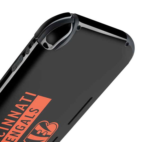 NFL Cincinnati Bengals Black Performance Series Nintendo Switch Lite Skin
