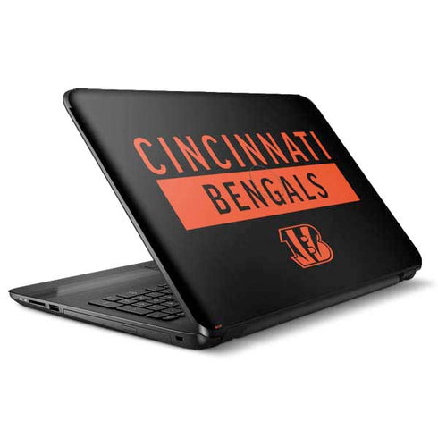 NFL Cincinnati Bengals Black Performance Series HP Notebook Skin