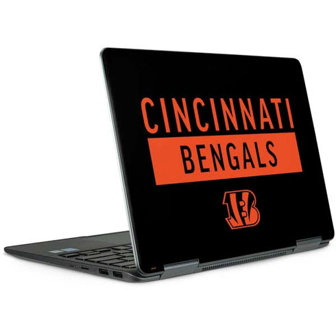 NFL Cincinnati Bengals Black Performance Series Notebook 9 Pro 13in (2017) Skin