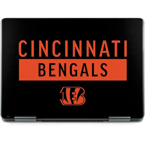 NFL Cincinnati Bengals Black Performance Series Notebook 9 Pro 13in (2017) Skin