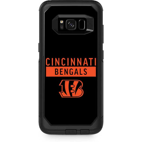 NFL Cincinnati Bengals Black Performance Series Otterbox Commuter Galaxy Skin