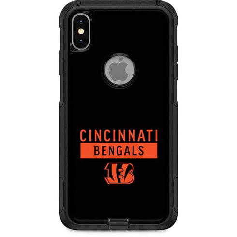 NFL Cincinnati Bengals Black Performance Series Otterbox Commuter iPhone Skin