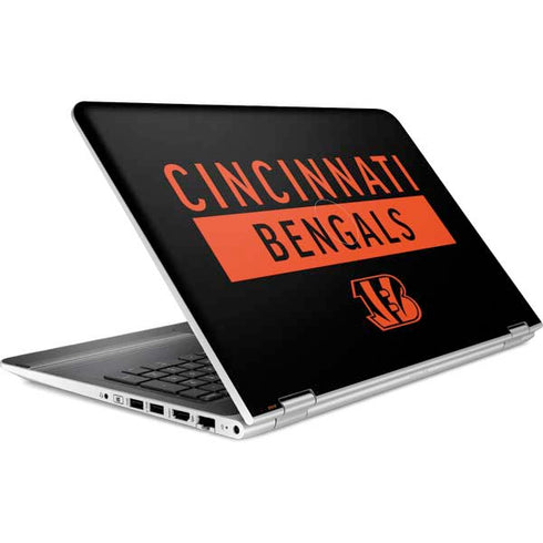 NFL Cincinnati Bengals Black Performance Series HP Pavilion Skin