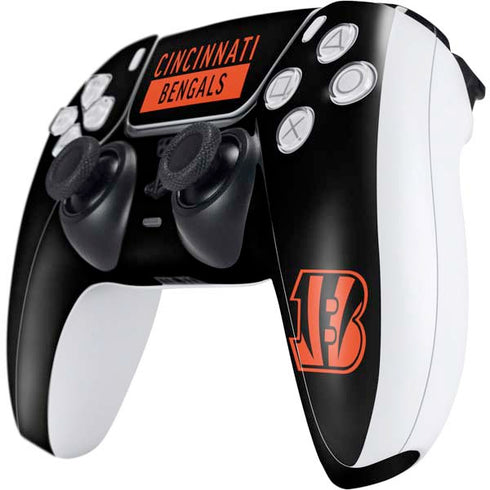 NFL Cincinnati Bengals Black Performance Series PS5 Controller Skin