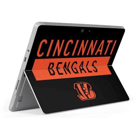NFL Cincinnati Bengals Black Performance Series Surface Go Skin