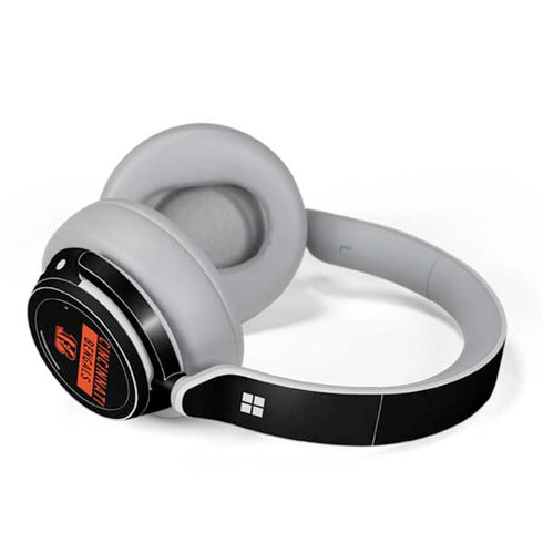 NFL Cincinnati Bengals Black Performance Series Surface Headphones Skin