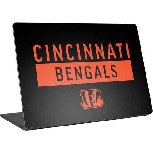 NFL Cincinnati Bengals Black Performance Series Surface Laptop 4 15in Skin