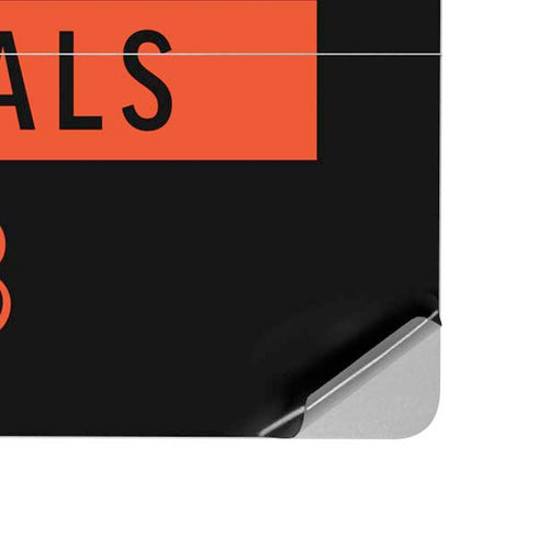 NFL Cincinnati Bengals Black Performance Series Surface Laptop Studio Skin