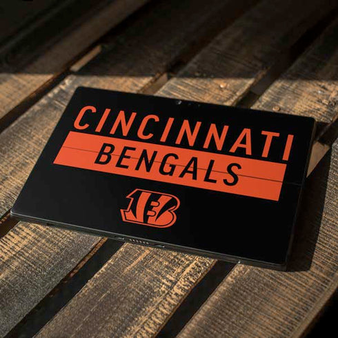 NFL Cincinnati Bengals Black Performance Series Surface Pro 6 Skin