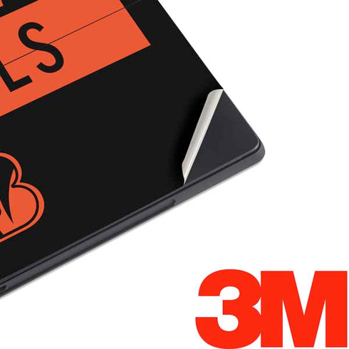 NFL Cincinnati Bengals Black Performance Series Surface Pro 7 Skin