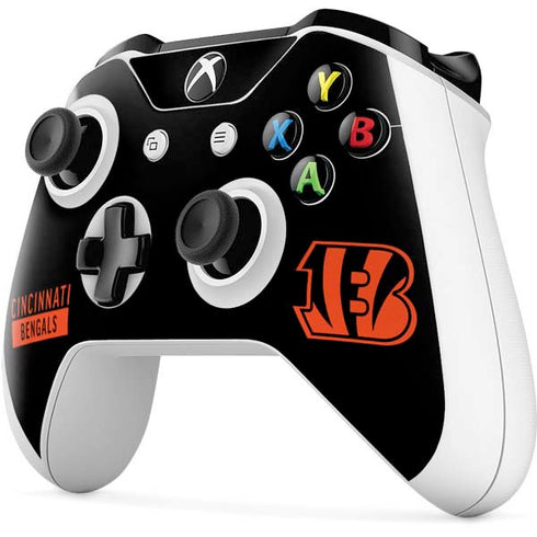 NFL Cincinnati Bengals Black Performance Series Xbox One S Controller Skin