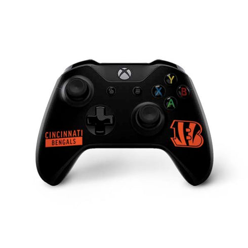 NFL Cincinnati Bengals Black Performance Series Xbox One X Controller Skin