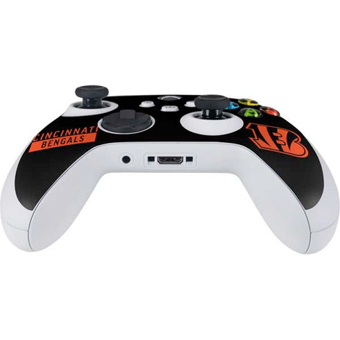 NFL Cincinnati Bengals Black Performance Series Xbox Series S Controller Skin