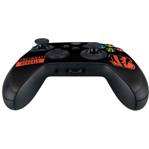 NFL Cincinnati Bengals Black Performance Series Xbox Series X Controller Skin