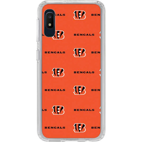 NFL Cincinnati Bengals Blitz Series Galaxy A10e Clear Case