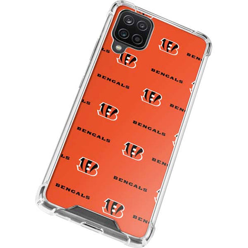 NFL Cincinnati Bengals Blitz Series Galaxy A12 Clear Case