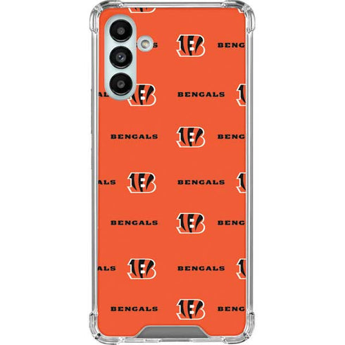 NFL Cincinnati Bengals Blitz Series Galaxy A13 5G Clear Case