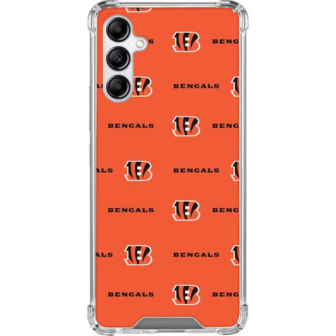NFL Cincinnati Bengals Blitz Series Galaxy A15 5G Clear Case