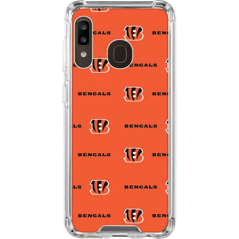 NFL Cincinnati Bengals Blitz Series Galaxy A30 Clear Case