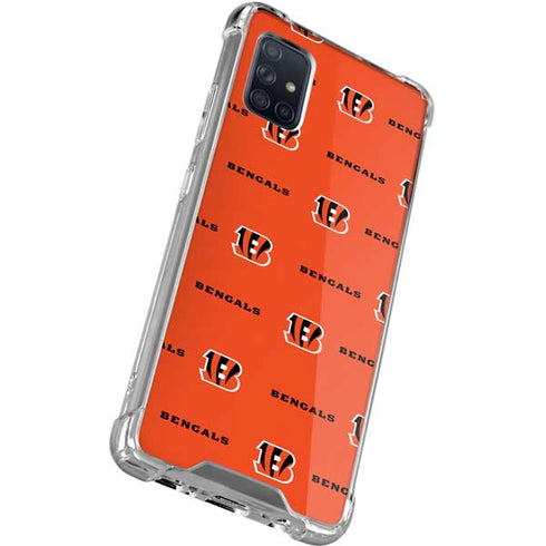 NFL Cincinnati Bengals Blitz Series Galaxy A51 5G Clear Case